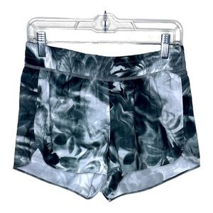 adidas small tie die short white gray black size small